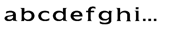 Kineks Medium Serif Expanded FONT