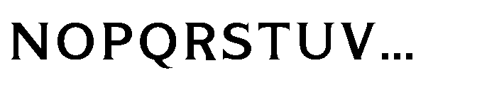Kineks Medium Serif Font UPPERCASE