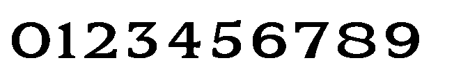 Kineks Medium Slab Expanded Font OTHER CHARS