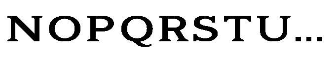 Kineks Medium Slab Expanded Font UPPERCASE