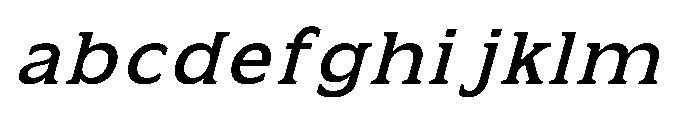Kineks Medium Slab Italic FONT