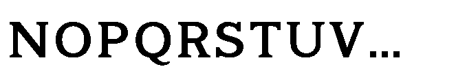 Kineks Medium Slab Font UPPERCASE