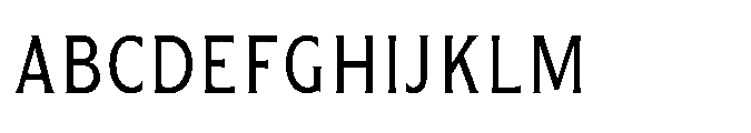 Kineks Sans Condensed Font UPPERCASE