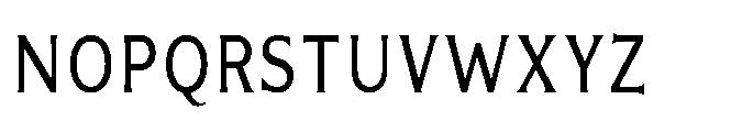 Kineks Sans Condensed Font UPPERCASE
