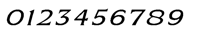 Kineks Sans Expanded Italic Font OTHER CHARS