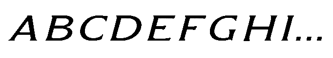 Kineks Sans Expanded Italic Font UPPERCASE