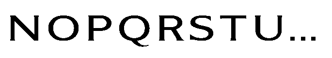Kineks Sans Expanded Font UPPERCASE