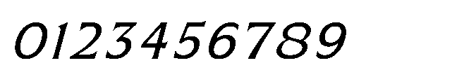 Kineks Sans Italic Font OTHER CHARS