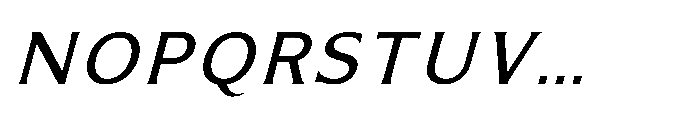 Kineks Sans Italic Font UPPERCASE