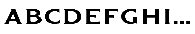 Kineks Semi Bold Sans Expanded Font UPPERCASE