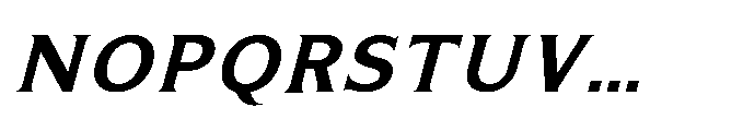 Kineks Semi Bold Serif Italic Font UPPERCASE