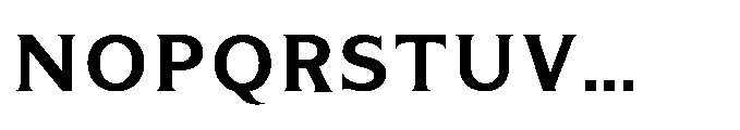 Kineks Semi Bold Serif Font UPPERCASE