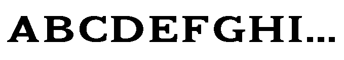 Kineks Semi Bold Slab Expanded Font UPPERCASE