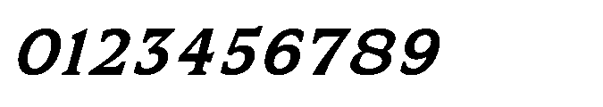Kineks Semi Bold Slab Italic Font OTHER CHARS