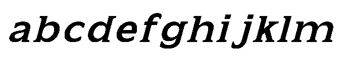 Kineks Semi Bold Slab Italic FONT