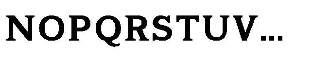 Kineks Semi Bold Slab Font UPPERCASE