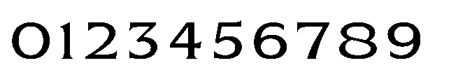 Kineks Serif Expanded Font OTHER CHARS