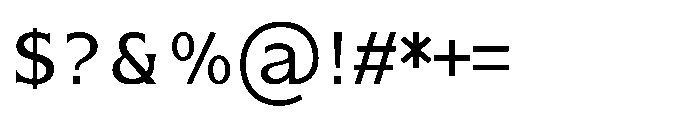 Kineks Serif Font OTHER CHARS