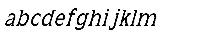 Kineks Slab Condensed Italic FONT