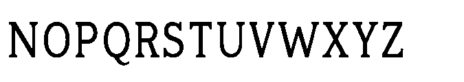 Kineks Slab Condensed Font UPPERCASE