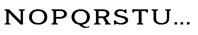 Kineks Slab Expanded Font UPPERCASE