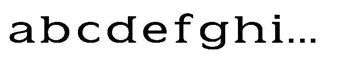 Kineks Slab Expanded FONT