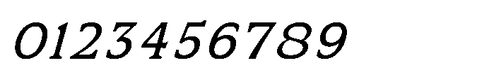 Kineks Slab Italic Font OTHER CHARS
