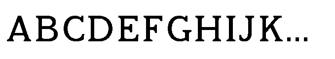 Kineks Slab Font UPPERCASE