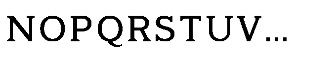 Kineks Slab Font UPPERCASE
