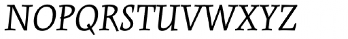 Kinesis Std Italic Font UPPERCASE
