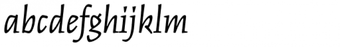 Kinesis Std Italic Font LOWERCASE