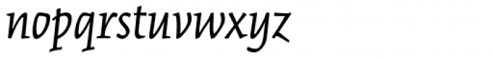 Kinesis Std Italic Font LOWERCASE