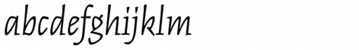 Kinesis Std Light Italic Font LOWERCASE
