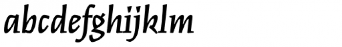 Kinesis Std SemiBold Italic Font LOWERCASE