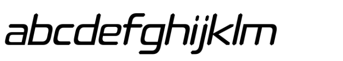 Kinesthesia Light Italic Font LOWERCASE
