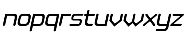 Kinesthesia Light Italic Font LOWERCASE