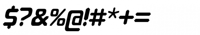 Kinesthesia Semi Bold Italic Font OTHER CHARS