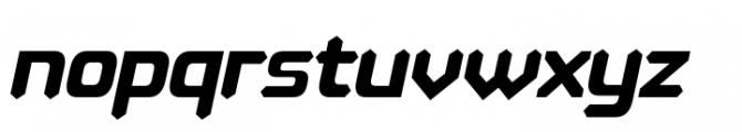 Kinesthesia Semi Bold Italic Font LOWERCASE