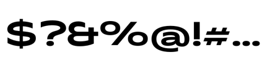 Kinetica Bold Font OTHER CHARS