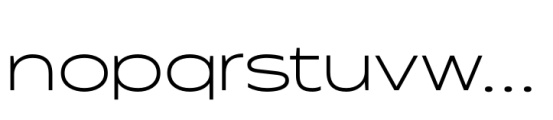 Kinetica Light Font LOWERCASE