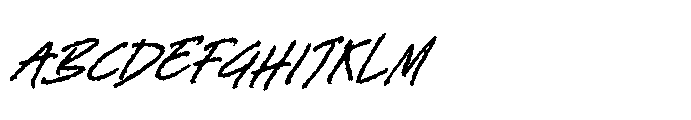 Kinetica Scribble Italic FONT