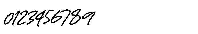 Kinetica Scribble Regular Font OTHER CHARS