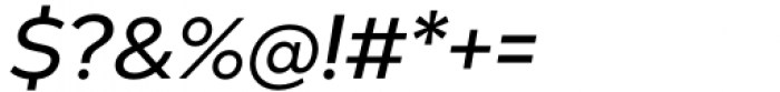 Kinetika Medium Italic Font OTHER CHARS