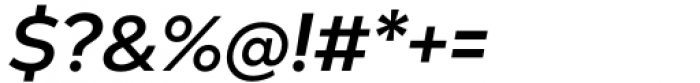 Kinetika Semi Bold Italic Font OTHER CHARS