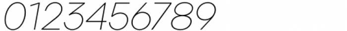 Kinetika Thin Italic Font OTHER CHARS