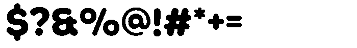 King Extra Bold Rounded Font OTHER CHARS