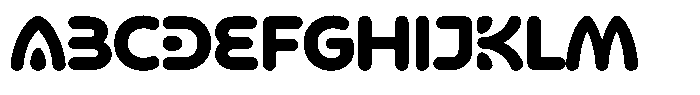 King Extra Bold Rounded Font UPPERCASE