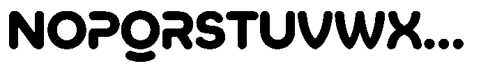 King Extra Bold Rounded Font UPPERCASE