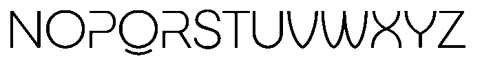 King Extra Light Font UPPERCASE