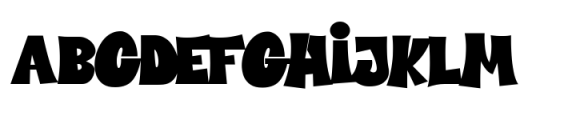 King Jack Style Regular Font UPPERCASE